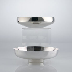 Henning Koppel - Two Sterling silver bowls, model 1131B and 1132B - Georg Jensen, Denmark circa 1965