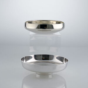 Henning Koppel - Two Sterling silver bowls, model 1131B and 1132B - Georg Jensen, Denmark circa 1965