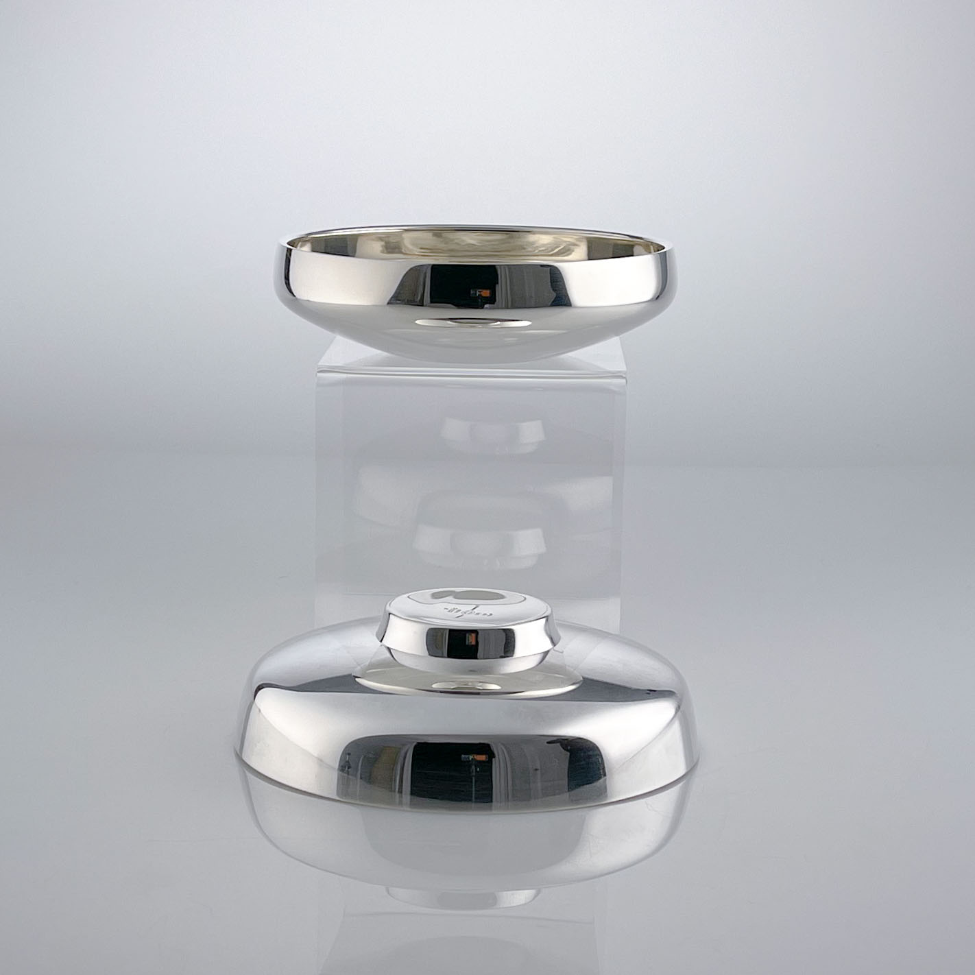 Henning Koppel - Two Sterling silver bowls, model 1131B and 1132B - Georg Jensen, Denmark circa 1965