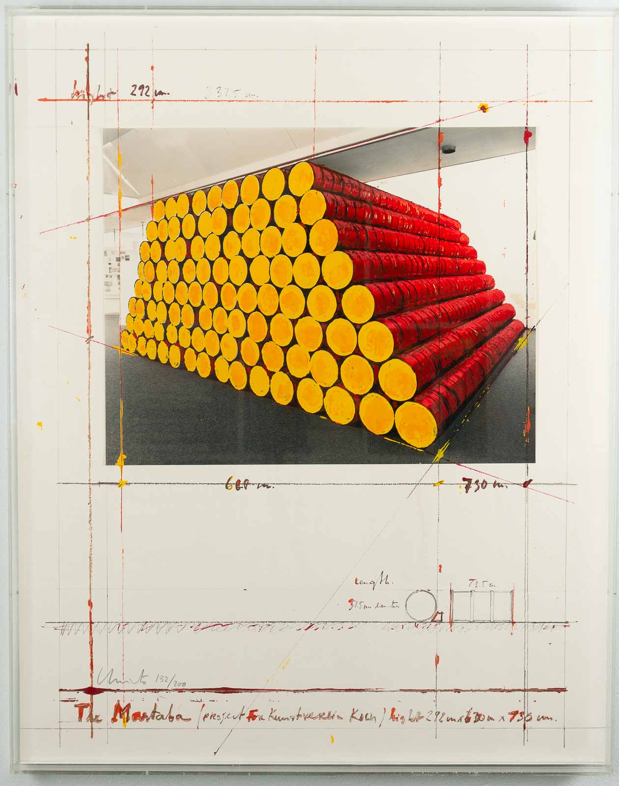 Christo and Jeanne-Claude - The Mastaba Project for Kunstverein Köln, 1986