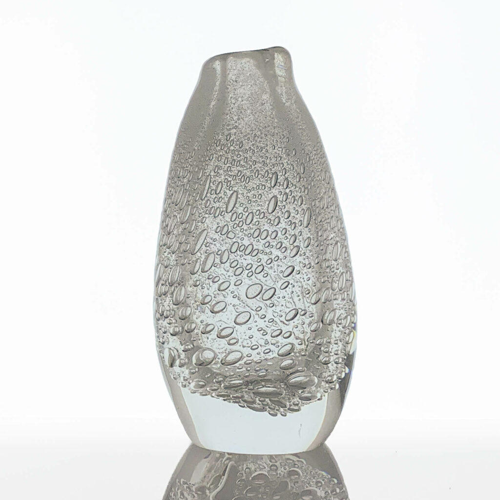 Tapio Wirkkala - Crystal Art-Object with sodium bubbles, model 3234 - Iittala, Finland circa 1948