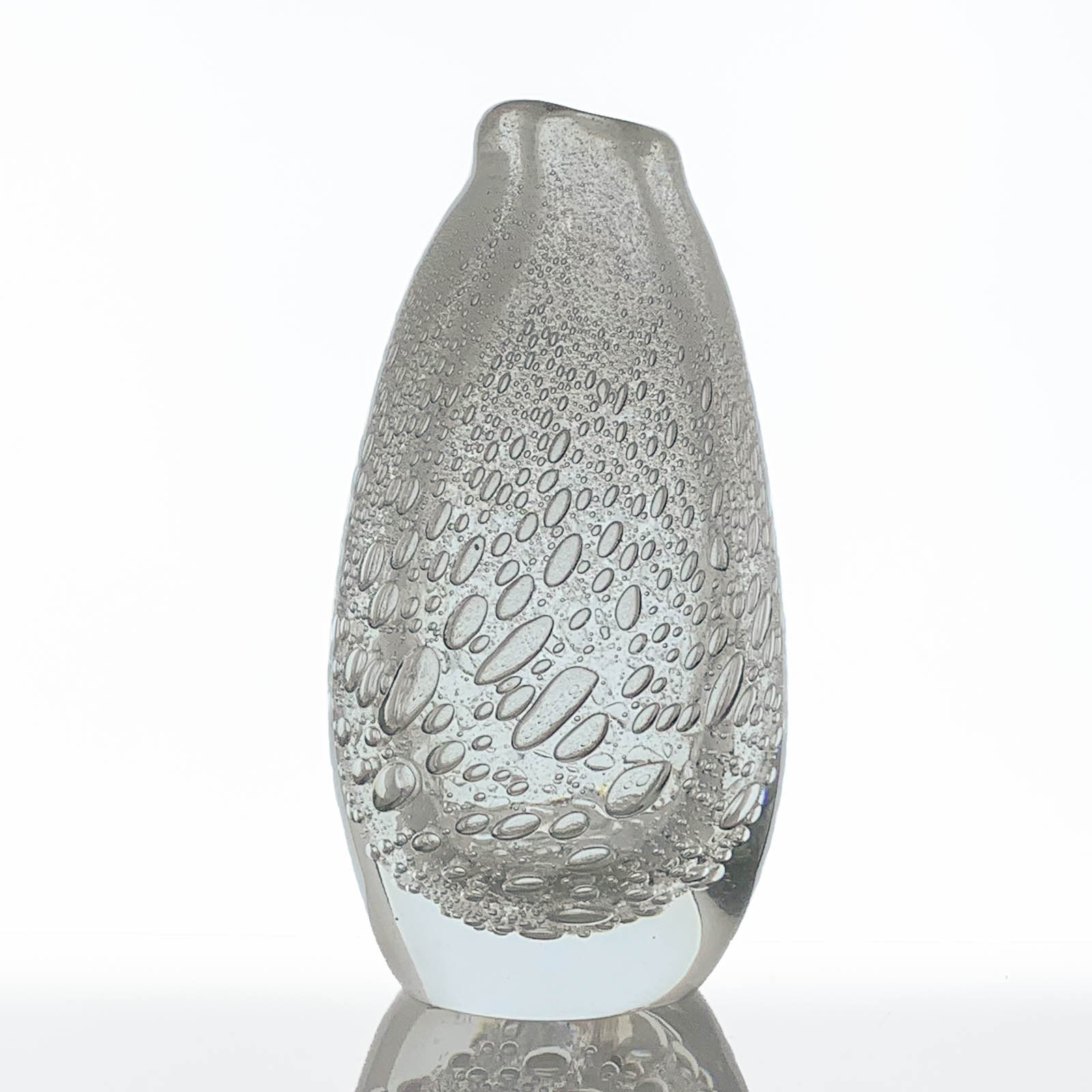 Tapio Wirkkala - Crystal Art-Object with sodium bubbles, model 3234 - Iittala, Finland circa 1948