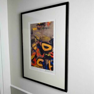 John Chamberlain - "Bozo" - Silkscreen 1990, professionally framed