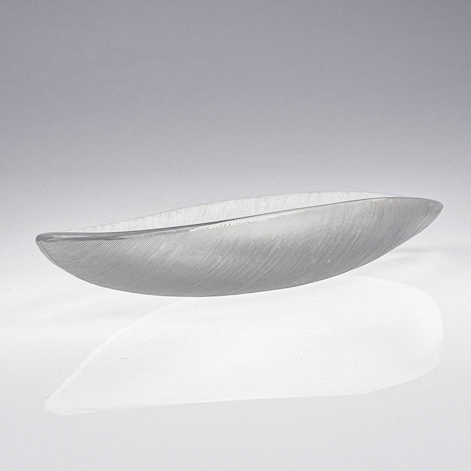 Tapio Wirkkala - Crystal Art-Object "Feather" model 3369 = 3869 - Iittala Finland 1955