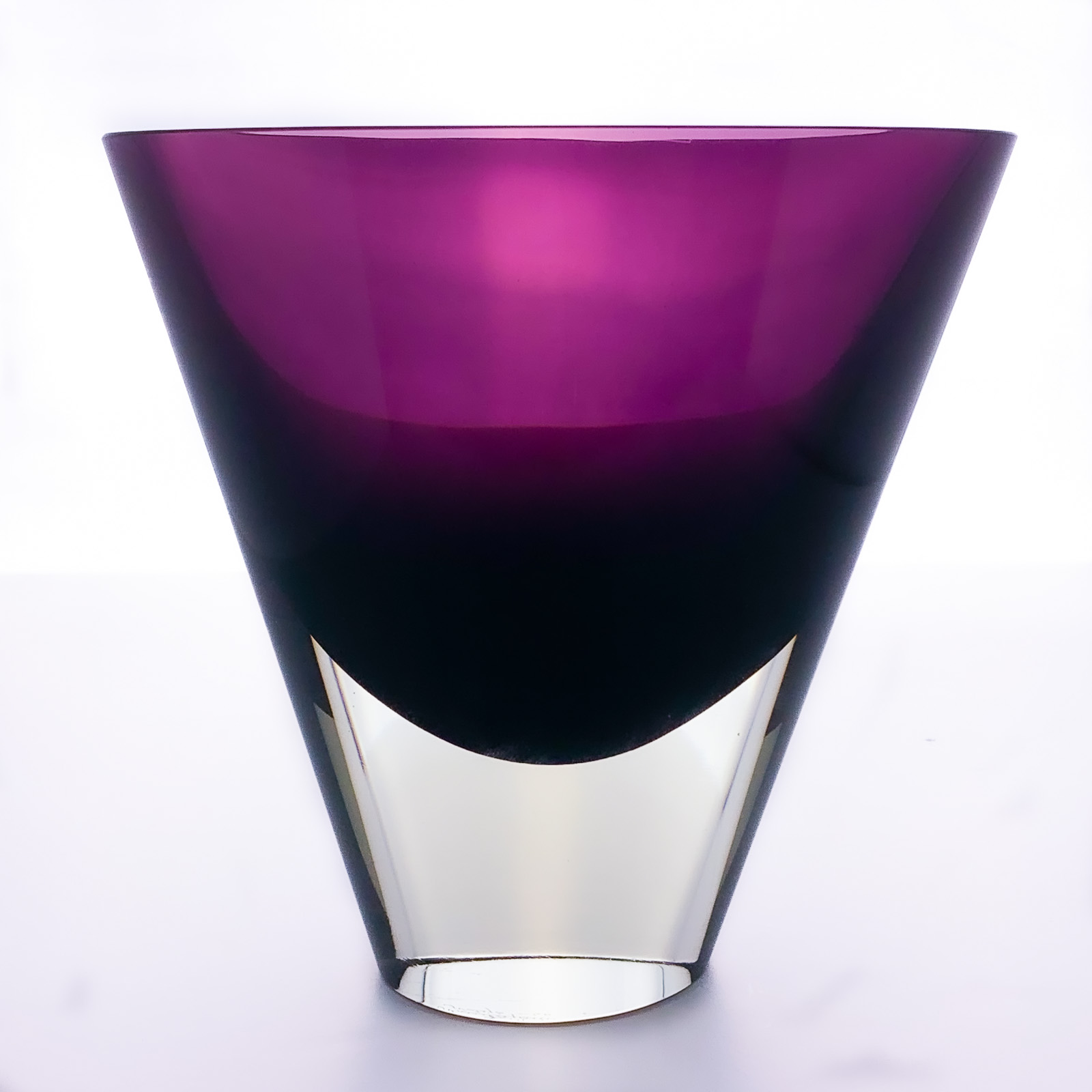 Kaj Franck Purple glass Art-object, KF 234
