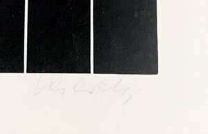 signature Victor Vasarely - "Bora-D", screenprint 1968