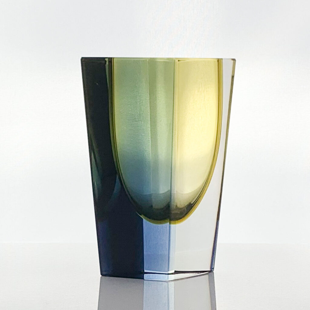 Kaj Franck - "Prisma", glass Art-object, model KF 215 - Nuutajärvi-Notsjö Finland, 1963