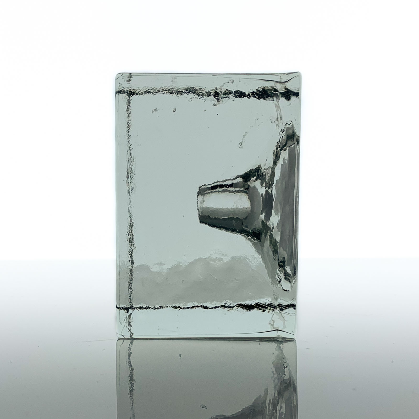 Tapio Wirkkala - Glass art-object "Kuvaputki", model 0575 - Iittala Finland 1978