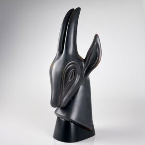 Gunnar Nylund - A large glazed stoneware sculpture of an Antilope - Rörstrand, Sweden ca. 1955