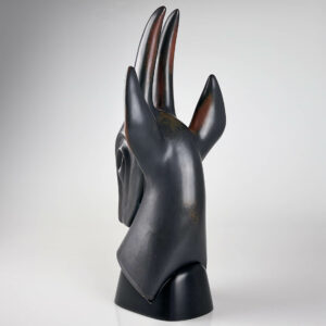 Gunnar Nylund - A large glazed stoneware sculpture of an Antilope - Rörstrand, Sweden ca. 1955