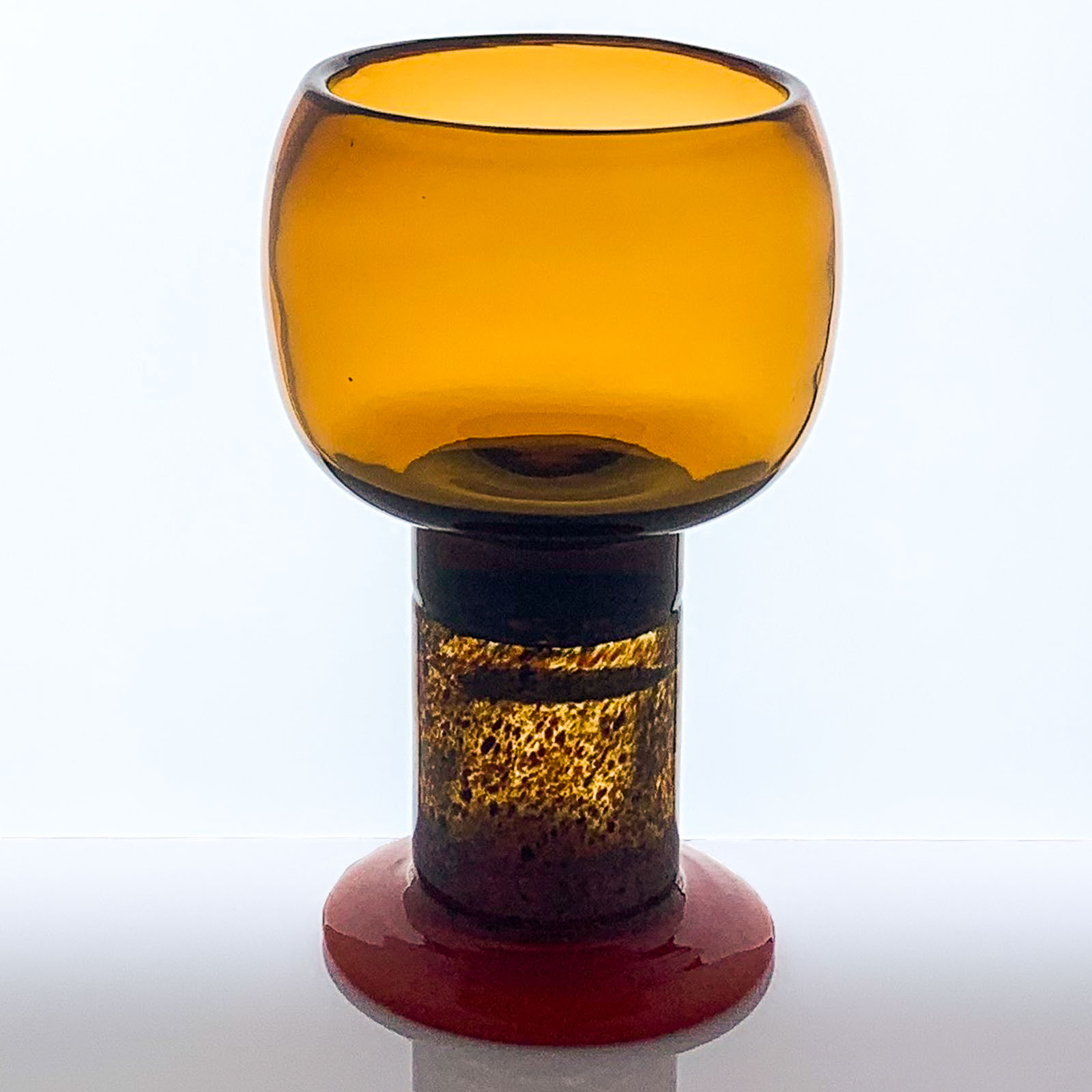 Kaj Franck - Glass Art-Object / Goblet, model KF 539 - Nuutajärvi-Notsjö circa 1975