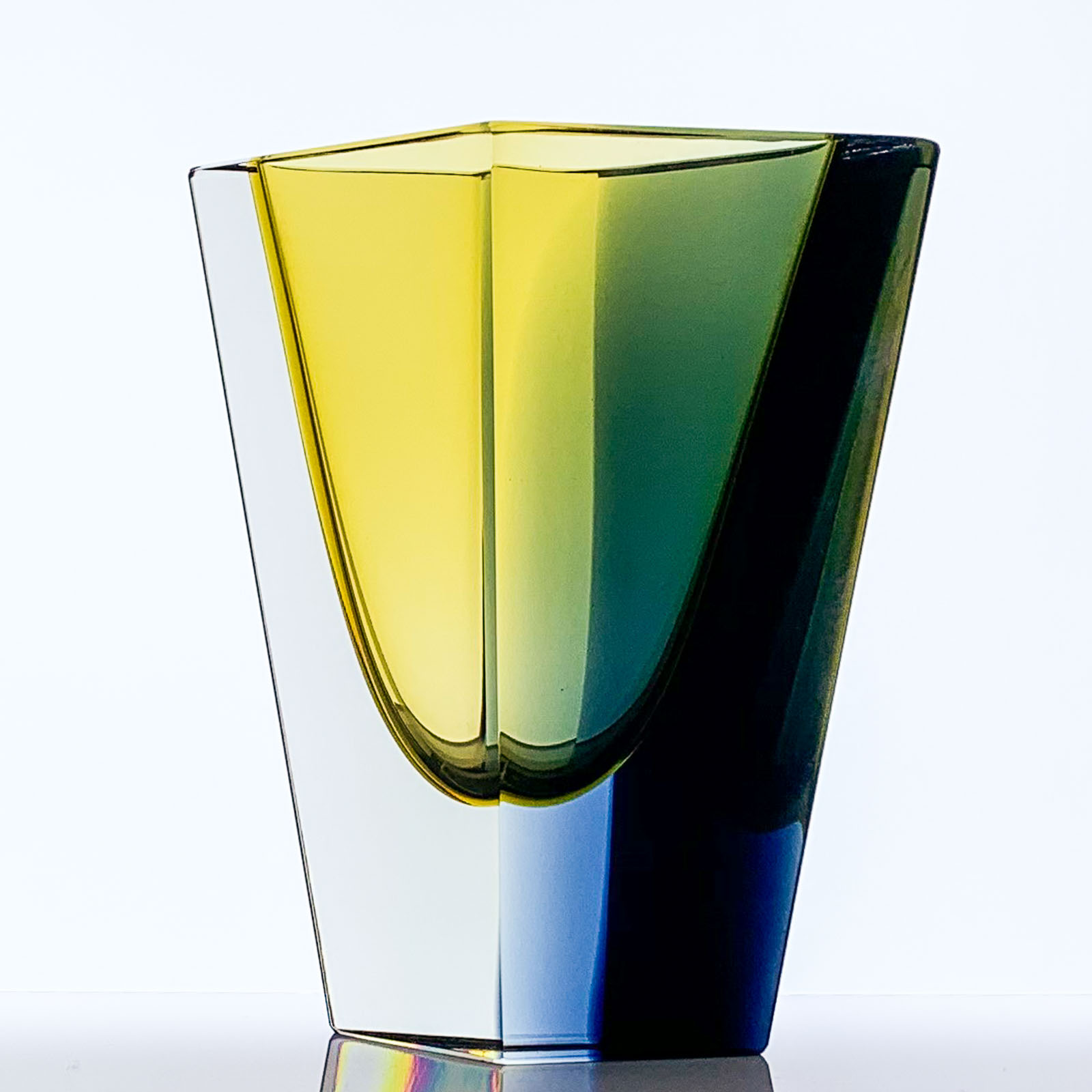 Kaj Franck - Glass Art-object "Prisma", model KF 215 - Nuutajärvi-Notsjö Finland, 1964