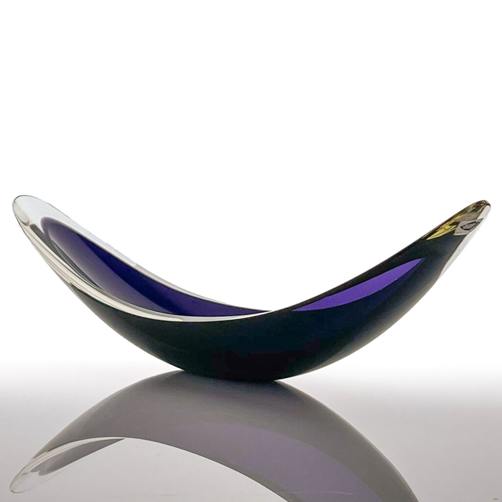 Kaj Franck - A glass Art-object "Lancet", model KF 218 - Nuutajärvi-Notsjö Finland, ca. 1965