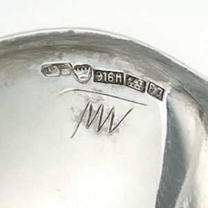 Tapio Wirkkala - Sterling silver spiraled bowl, model TW 111 - Kultakeskus, Finland 1959