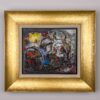 Mogens Balle - "Tal under Solen" (figures under the sun) circa 1961 - oil / board, framed