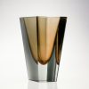 Kaj Franck - A glass Art-object "Prisma", model KF 215 in brown and grey hues - Nuutajärvi-Notsjö Finland circa 1965