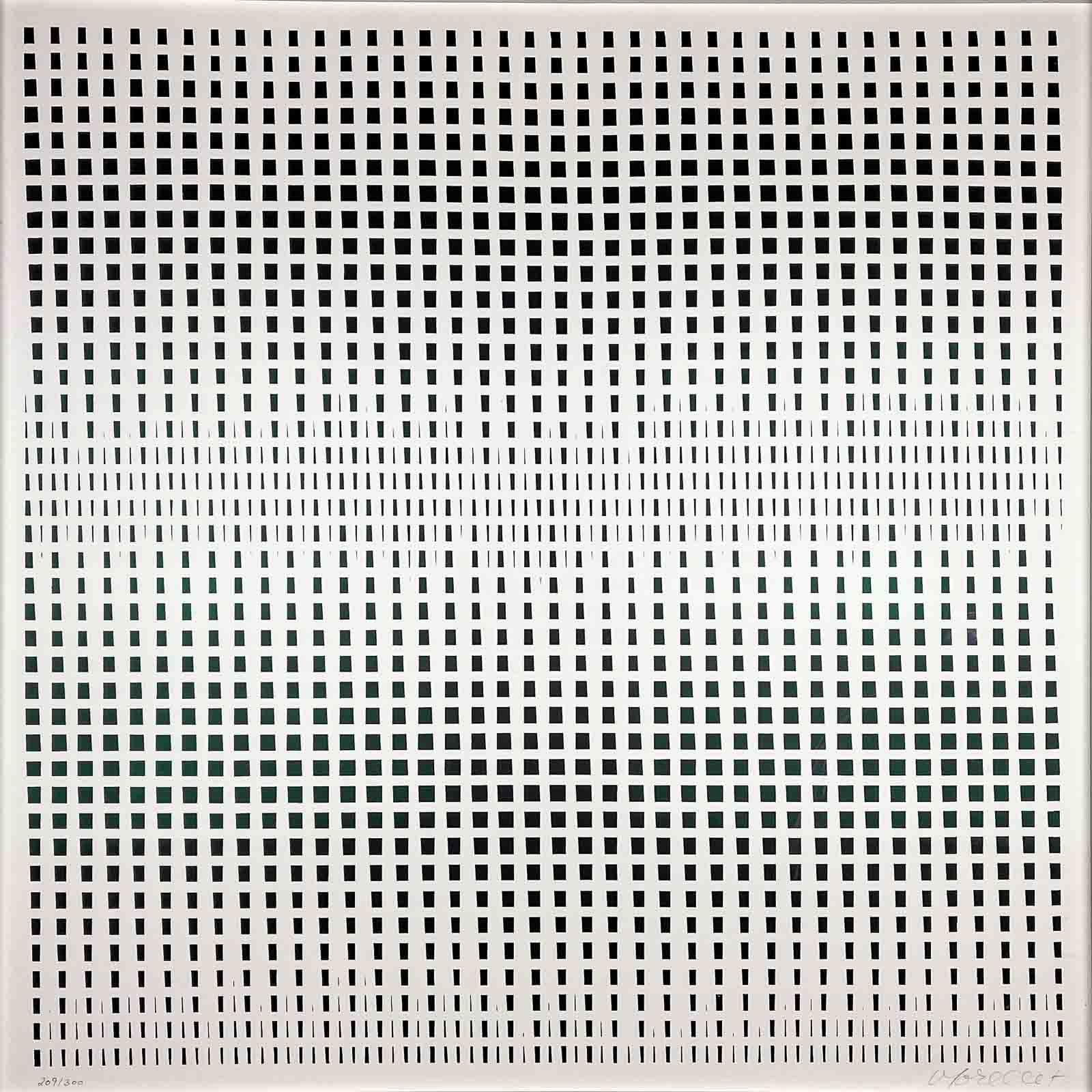 Francois Morellet Trames 1970 Silkscreen on wove paper