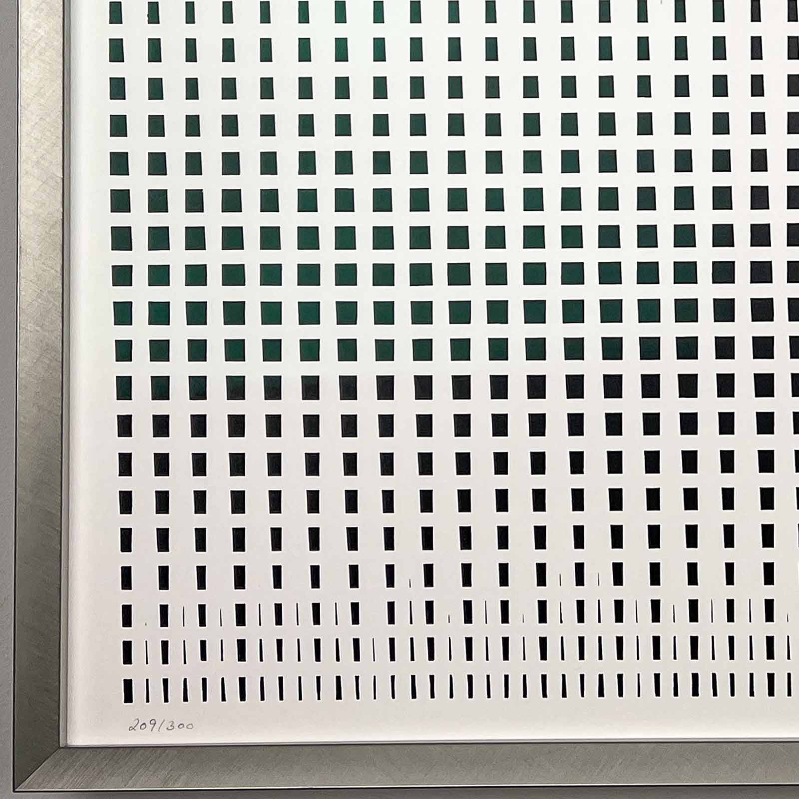 Francois Morellet Trames 1970 Silkscreen on wove paper