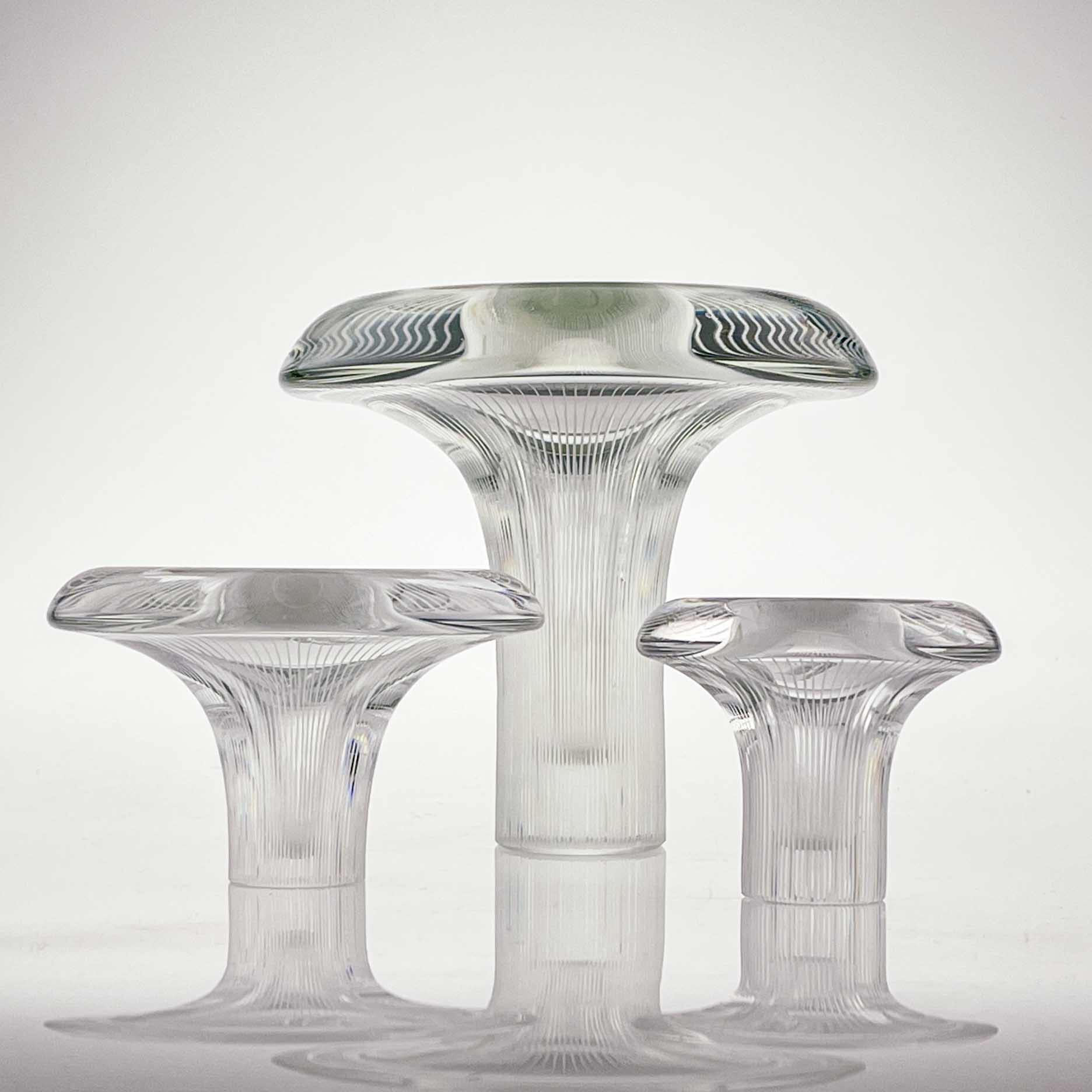 Tapio Wirkkala - A complete set of all sizes "Tatti" (Boletus), model 3552 - Iittala Finland circa 1955