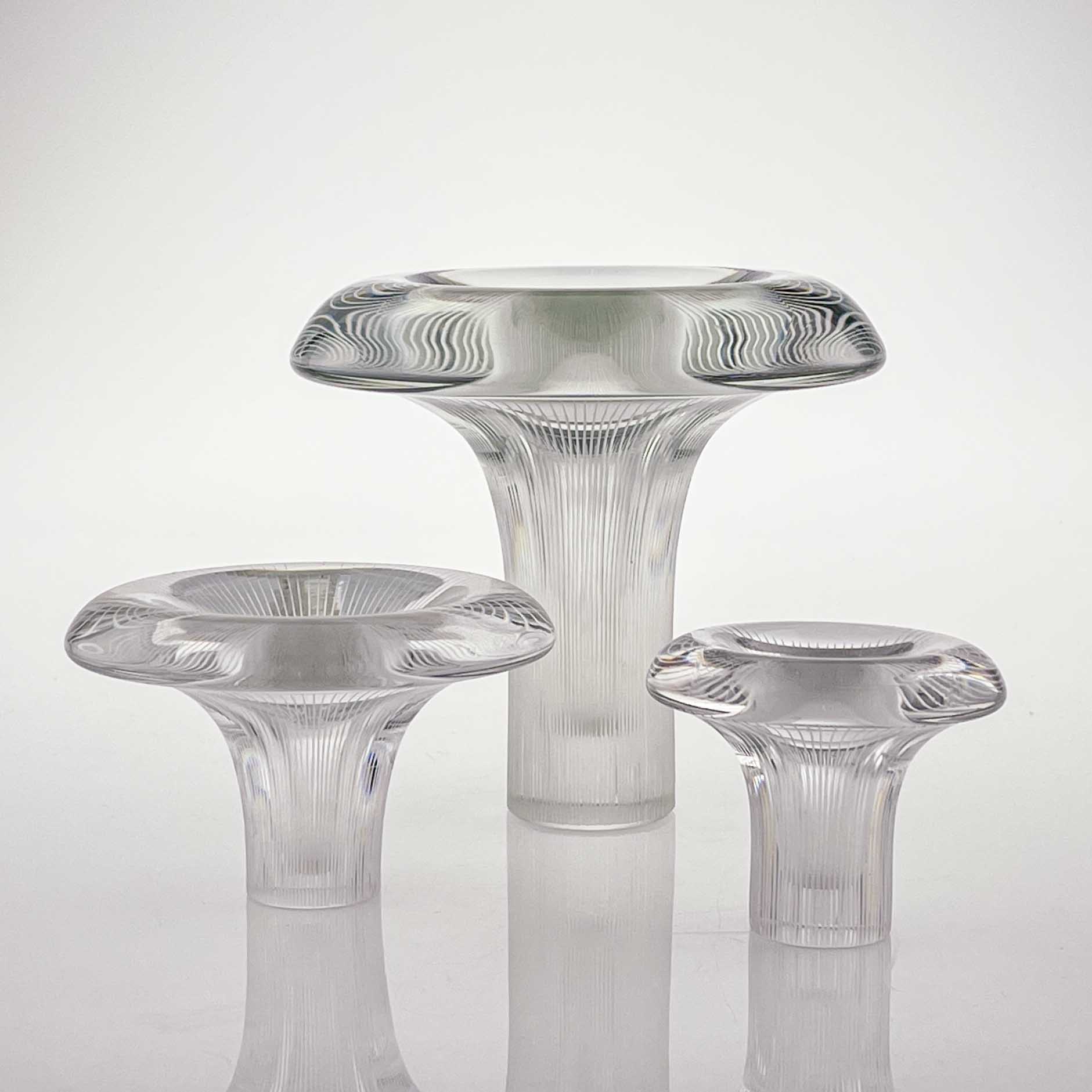 Tapio Wirkkala - A complete set of all sizes "Tatti" (Boletus), model 3552 - Iittala Finland circa 1955