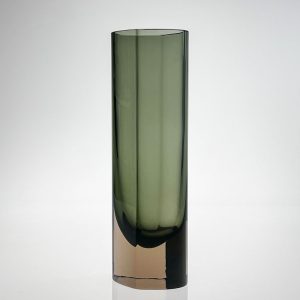 Kaj Franck - An Art-object, model KF304 in green and brown coloured glass - Nuutajärvi-Notsjö Finland circa 1967