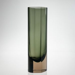 Kaj Franck - An Art-object, model KF304 in green and brown coloured glass - Nuutajärvi-Notsjö Finland circa 1967