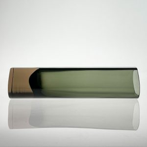 Kaj Franck - An Art-object, model KF304 in green and brown coloured glass - Nuutajärvi-Notsjö Finland circa 1967