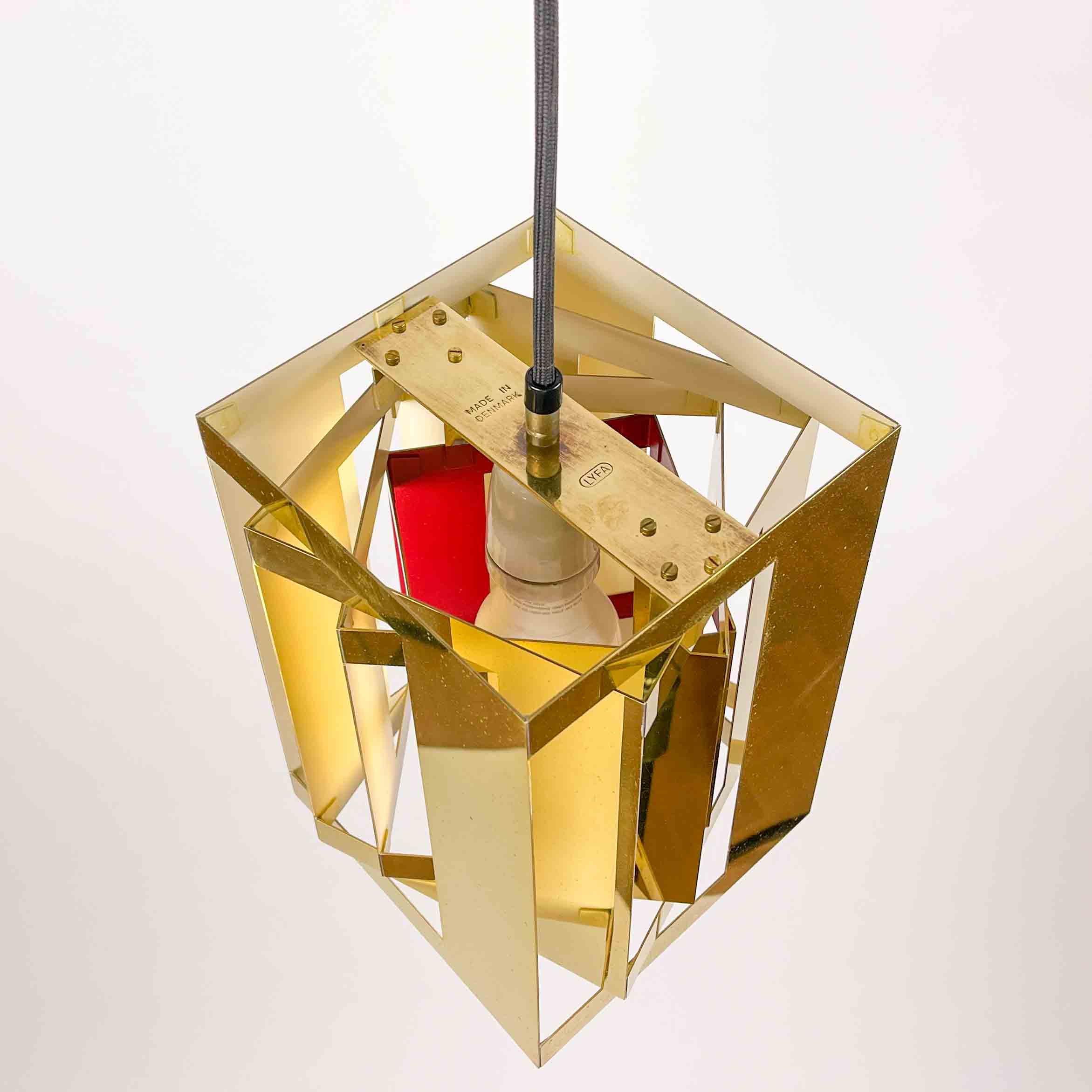 Simon P. Henningsen - "Casablanca" or "Kassablanka" pendant - Lyfa, Denmark circa 1970