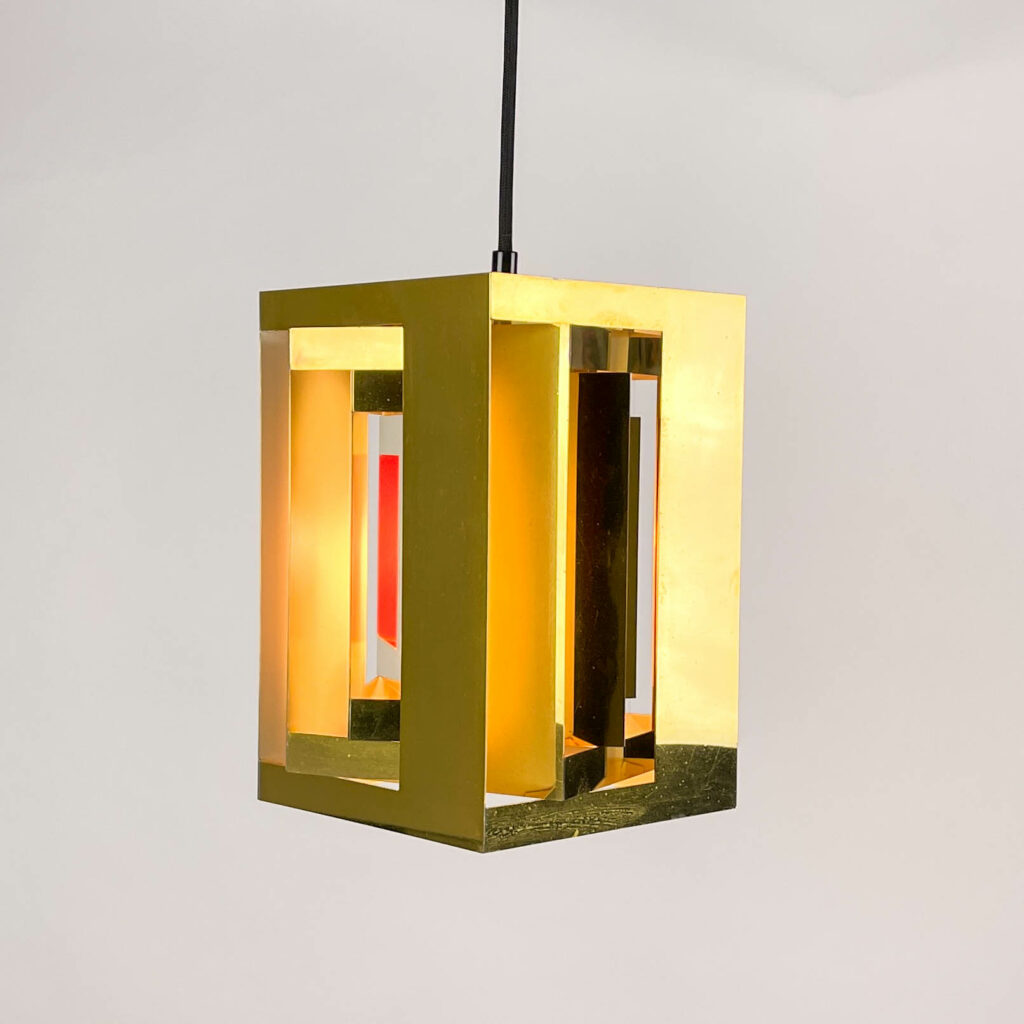 Simon P. Henningsen - "Casablanca" or "Kassablanka" pendant - Lyfa, Denmark circa 1970