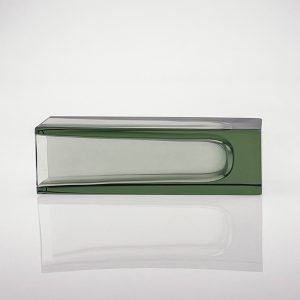 Kaj Franck - Grey-green glass art-object, model KF296 - Nuutajärvi-Notsjö Finland 1965