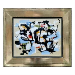 Willy Boers "Untitled", 1953 - gouache on paper, professionally framed, museumglass