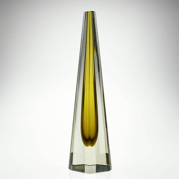 Kaj Franck - A freeblown glass art-object "Obeliski", model KF246 - Nuutajärvi-Notsjö Finland, 1963