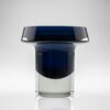 Kaj Franck - A sapphire-blue cased glass Art-Object, Model KF260- Nuutajärvi-Notsjö, Finland 1963