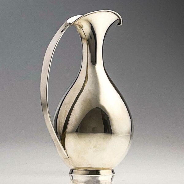 Kay Fisker - Sterling silver Wine Pitcher (Vinkande) - Anton Michelsen, Denmark 1950's