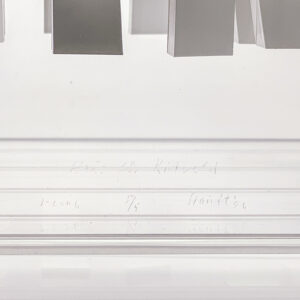 Klaus Staudt - "Haus für Rietveld" 2006 - polystyrol, lacquer, plexiglass, edition 5/5