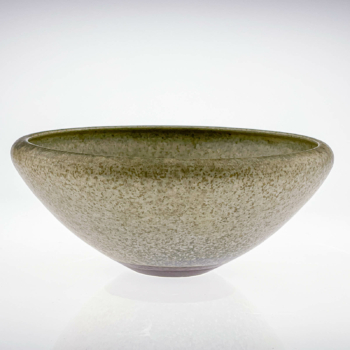 Liisa Hallamaa Larsen – Unique glazed stoneware bowl – Arabia Finland ca. 1960