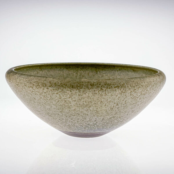 Liisa Hallamaa Larsen - Unique glazed stoneware bowl - Arabia Finland ca. 1960