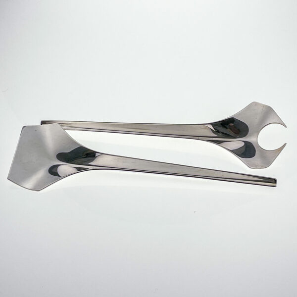 Lino Sabattini - Salad Serving Set - Sabattini Argenteria, Italy circa 1980