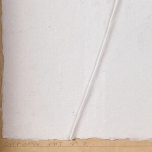 Shinkichi Tajiri - "Overhand Knot no. 2" 1986 - papier-mâché / cotton on paper, original frame