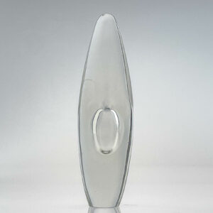 Timo Sarpaneva - Large size crystal Art-Object "Orkidea" (Orchid), Model 3568 - Iittala, Finland 1957