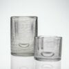 Tapio Wirkkala - Two sizes crystal Art-object, Model 3121 - Iittala Finland circa 1958