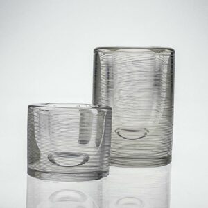 Tapio Wirkkala - Two sizes crystal Art-object, Model 3121 - Iittala Finland circa 1958