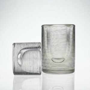 Tapio Wirkkala - Two sizes crystal Art-object, Model 3121 - Iittala Finland circa 1958