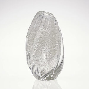 Tapio Wirkkala - Crystal Art-Object with sodium bubbles, model 3242 - Iittala, Finland circa 1948