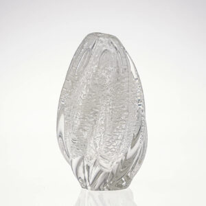 Tapio Wirkkala - Crystal Art-Object with sodium bubbles, model 3242 - Iittala, Finland circa 1948