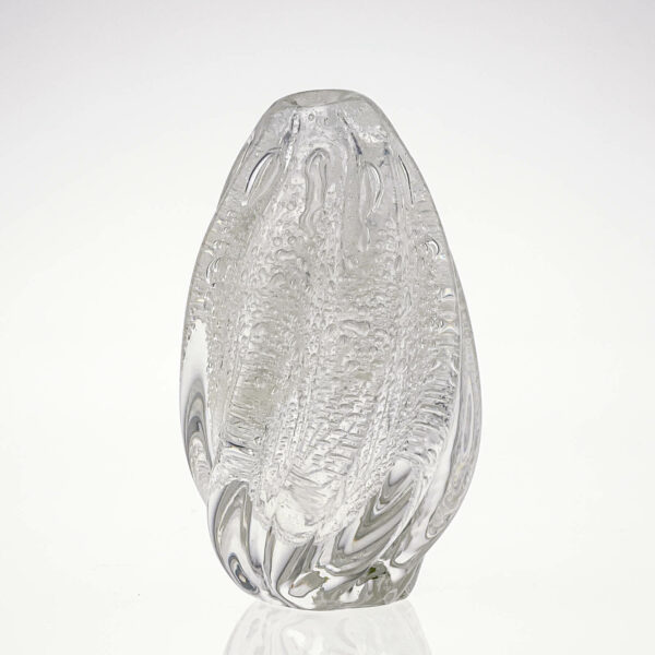 Tapio Wirkkala - Crystal Art-Object with sodium bubbles, model 3242 - Iittala, Finland circa 1948