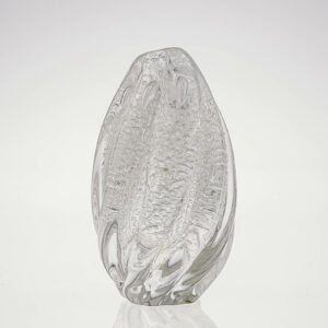 Tapio Wirkkala - Crystal Art-Object with sodium bubbles, model 3242 - Iittala, Finland circa 1948