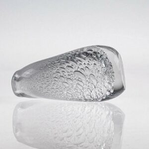 Tapio Wirkkala – Crystal Art-Object with sodium bubbles, model 3234 – Iittala, Finland circa 1948