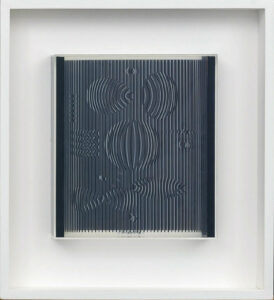 Victor Vasarely - "Venus", multiple 1987, professionally framed, museumglass