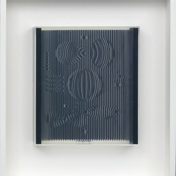 Victor Vasarely – “Venus”, multiple 1987, professionally framed, museumglass